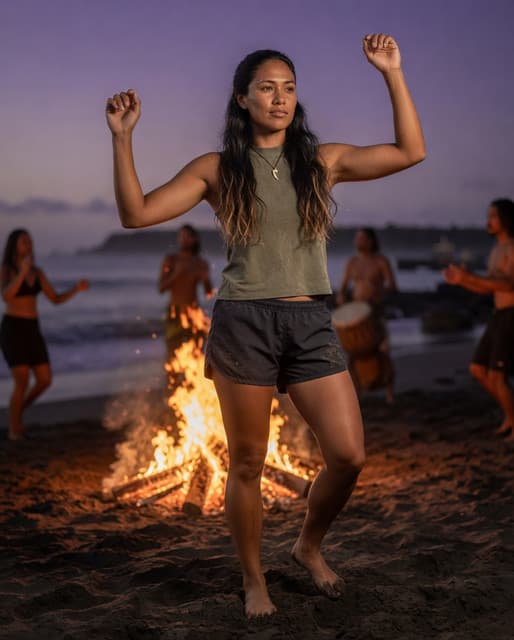 Fire popping, sand under our feet, dancing with the crew on the west side tonight. This is the aloha that keeps us stubborn and free. Real nights, real people, no filter needed. 🔥🌊💪 #IslandNights #WestSideFire #AlohaAina #KeepItPono