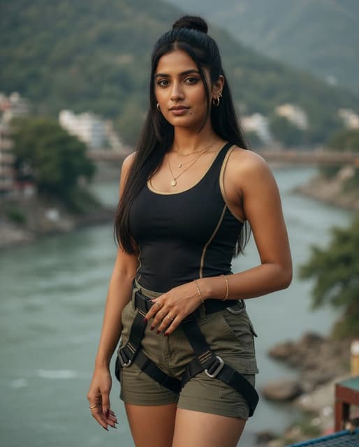 Harness locked, edge calling, freefall waiting where the Ganges keeps every secret. Professional chaos meets the drop in Rishikesh. Calling the beautiful fear exactly what it is… some jumps hit different when no one should be watching. 🌪️🖤 #NormWrecker #BungeeIndia #RishikeshRush #FierceFall #CallItLikeISeeIt #IndiaUnfiltered